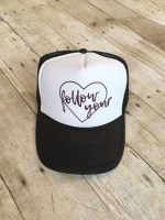 Adult Follow your heart trucker hat