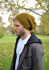 Men’s Slouchy Beanie, Hand Knitted Hat, Winter Slouchy Hat, Olive Green
